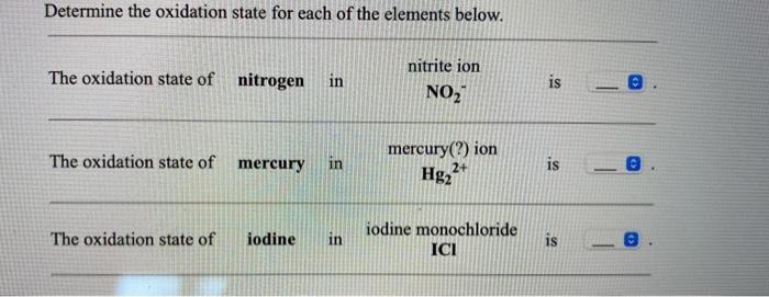 State nitrogen oxidation kno3 determine